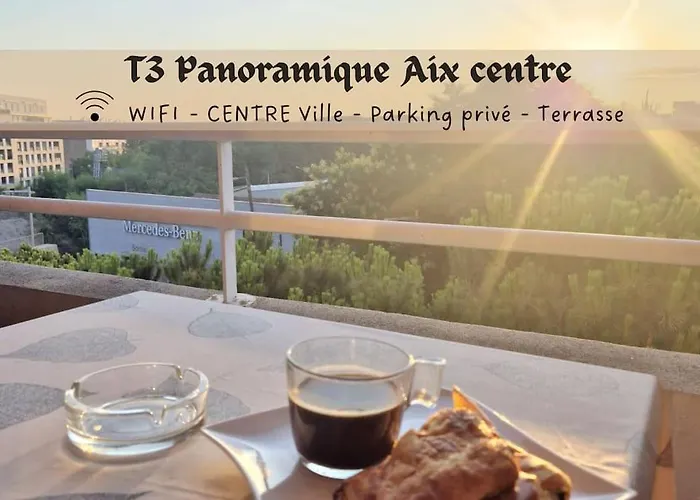 T3 Panoramique Centre Aix En Provence